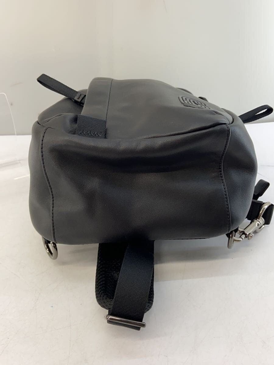 COACH Shoulder Bag Leather BLK Solid 89908 4