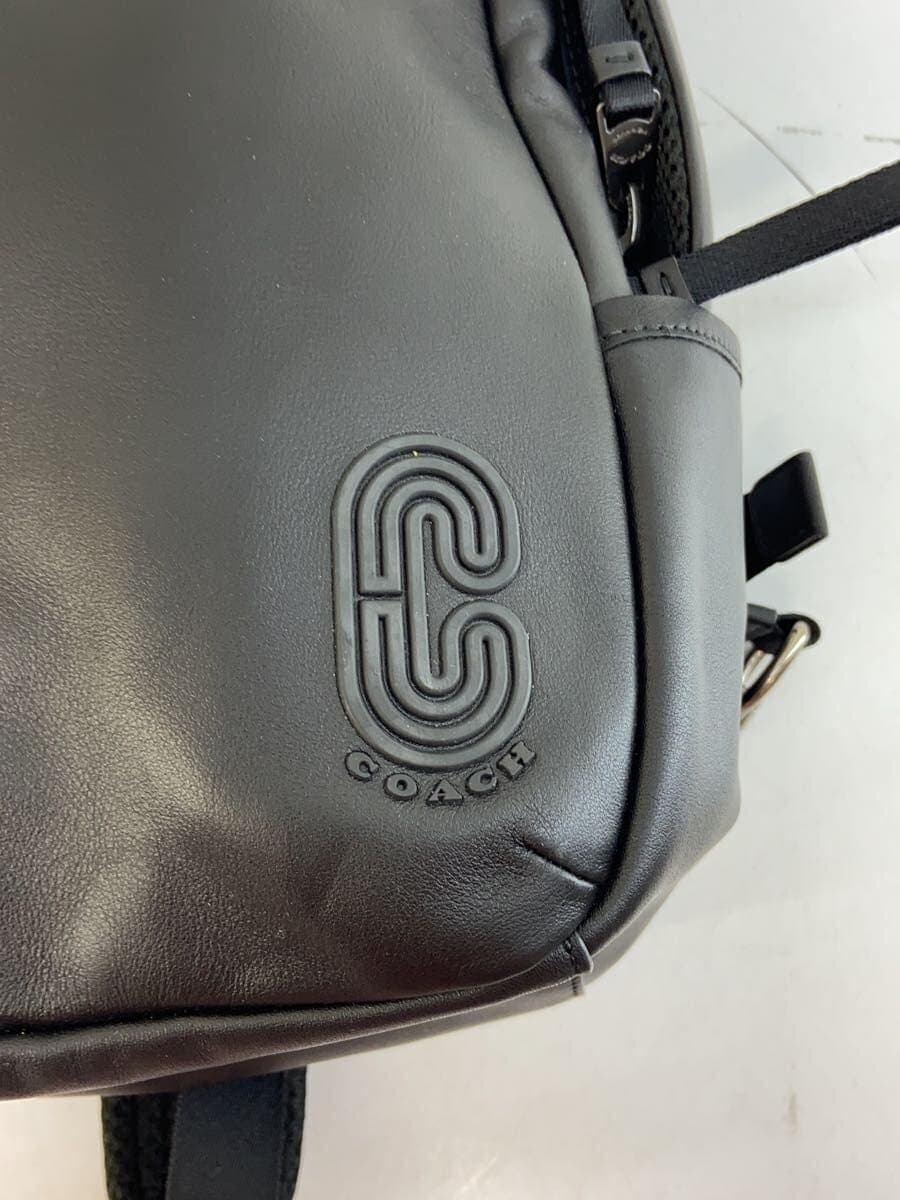 COACH Shoulder Bag Leather BLK Solid 89908 5