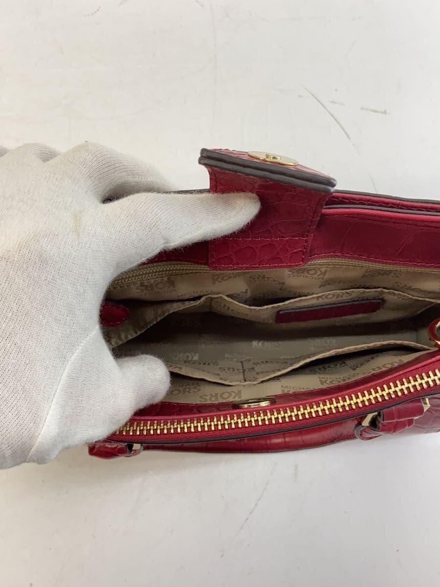 MICHAEL KORS Handbag Leather RED 35F7GSOS0E 6