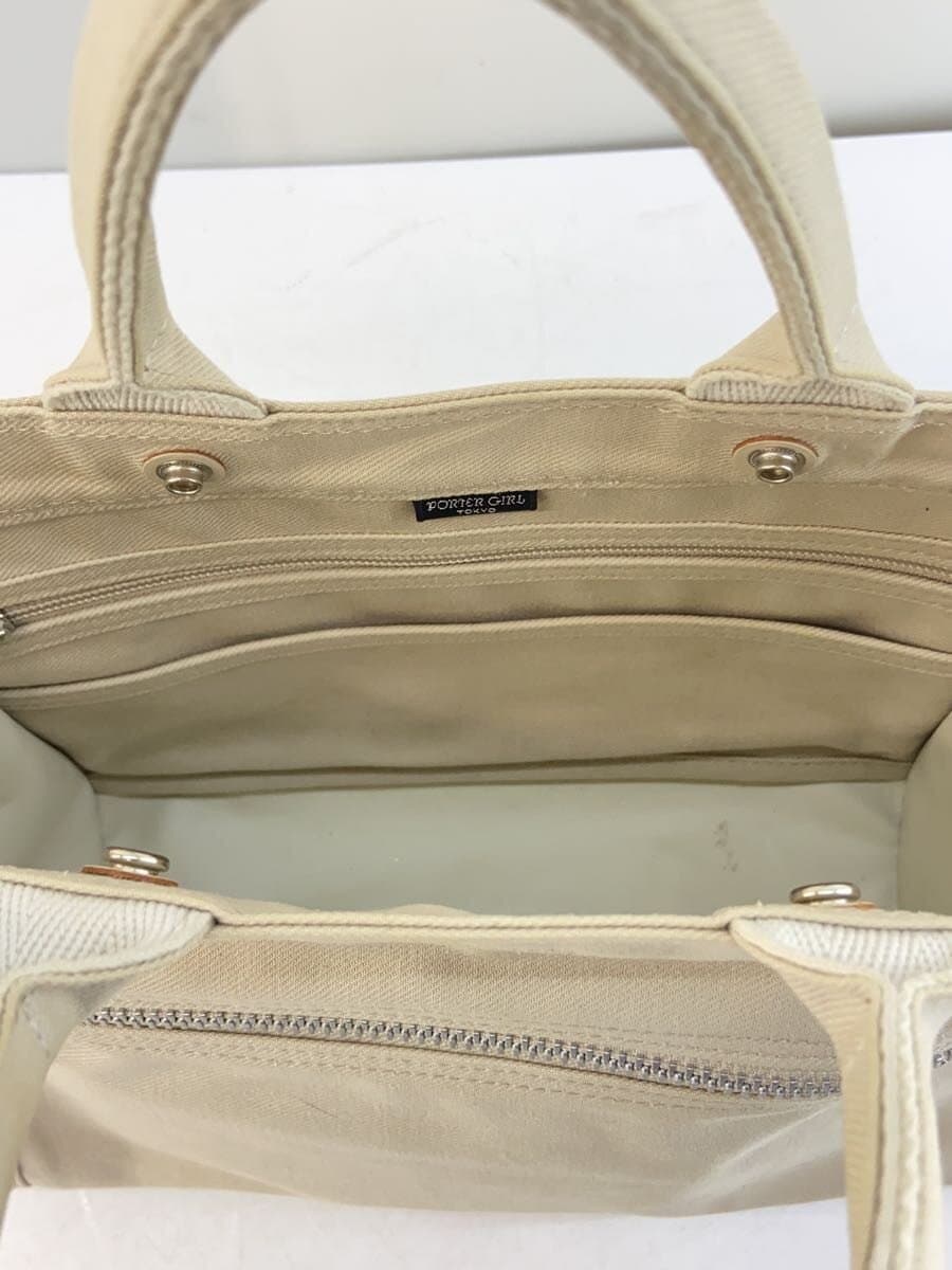 PORTER GIRL Tote Bag Canvas BEG 6