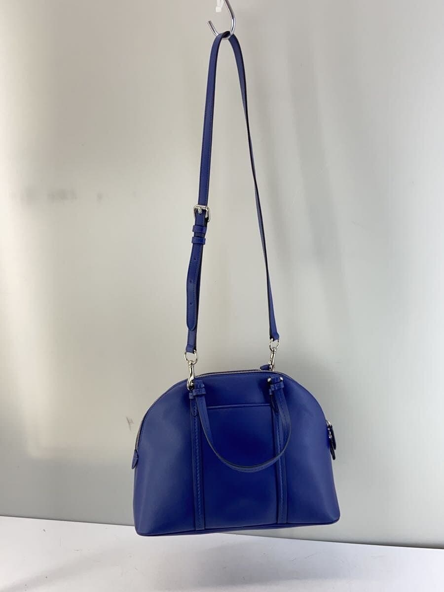COACH Handbag_All Leather PVC BLU Solid 3