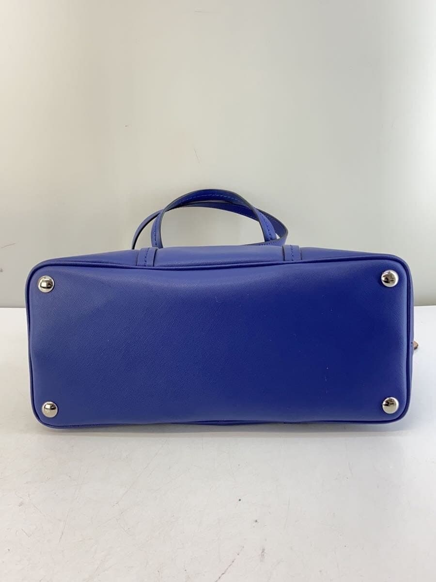 COACH Handbag_All Leather PVC BLU Solid 4