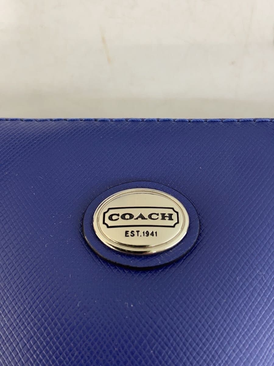 COACH Handbag_All Leather PVC BLU Solid 5
