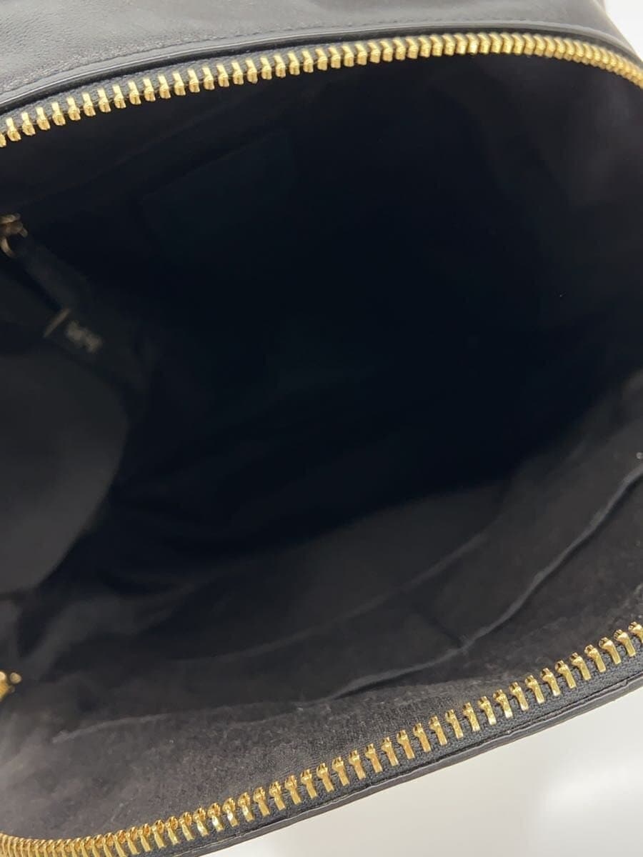 COACH Charlie Backpack Signature Black Leather Leather BRW Allover Pattern 6