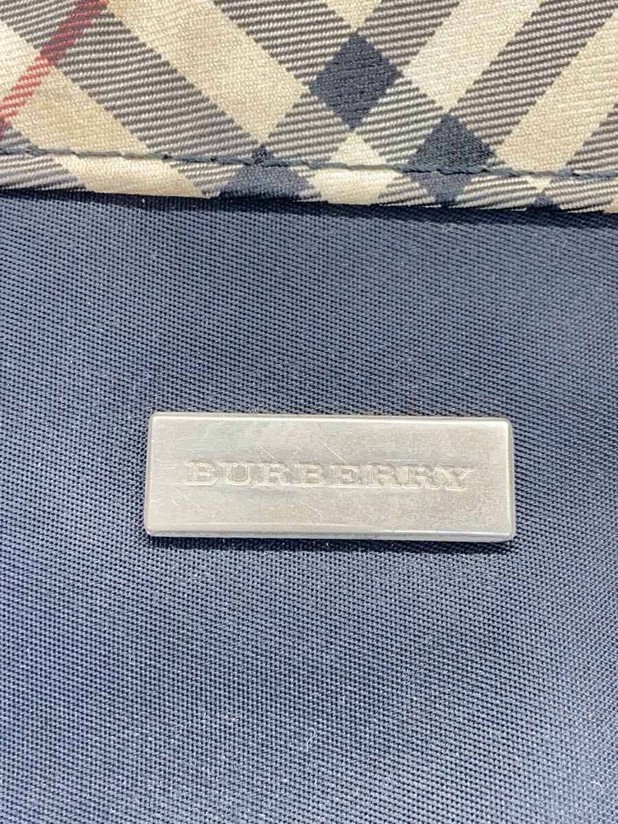 BURBERRY tote bag nylon BLK 5