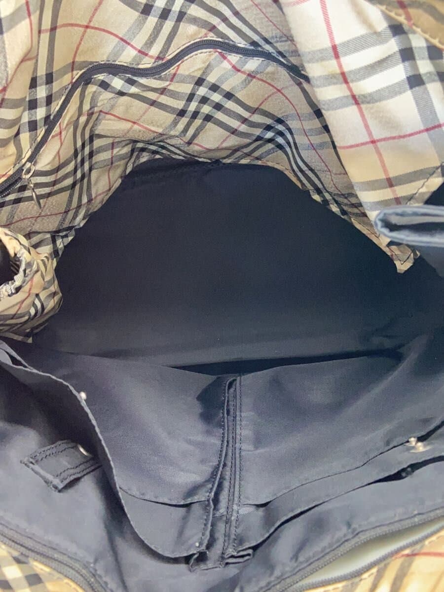 BURBERRY tote bag nylon BLK 6