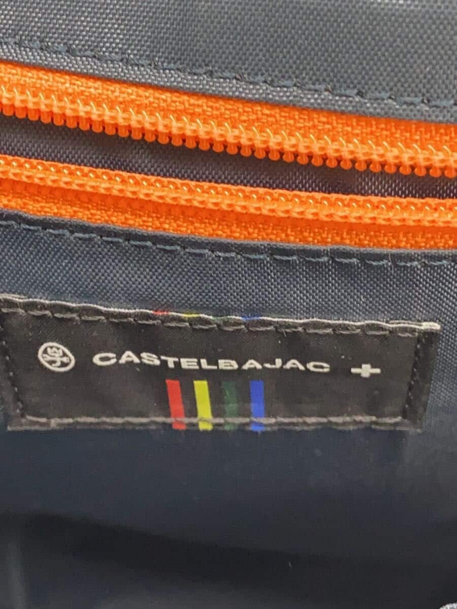 CASTELBAJAC shoulder bag canvas BLK all-over pattern 5