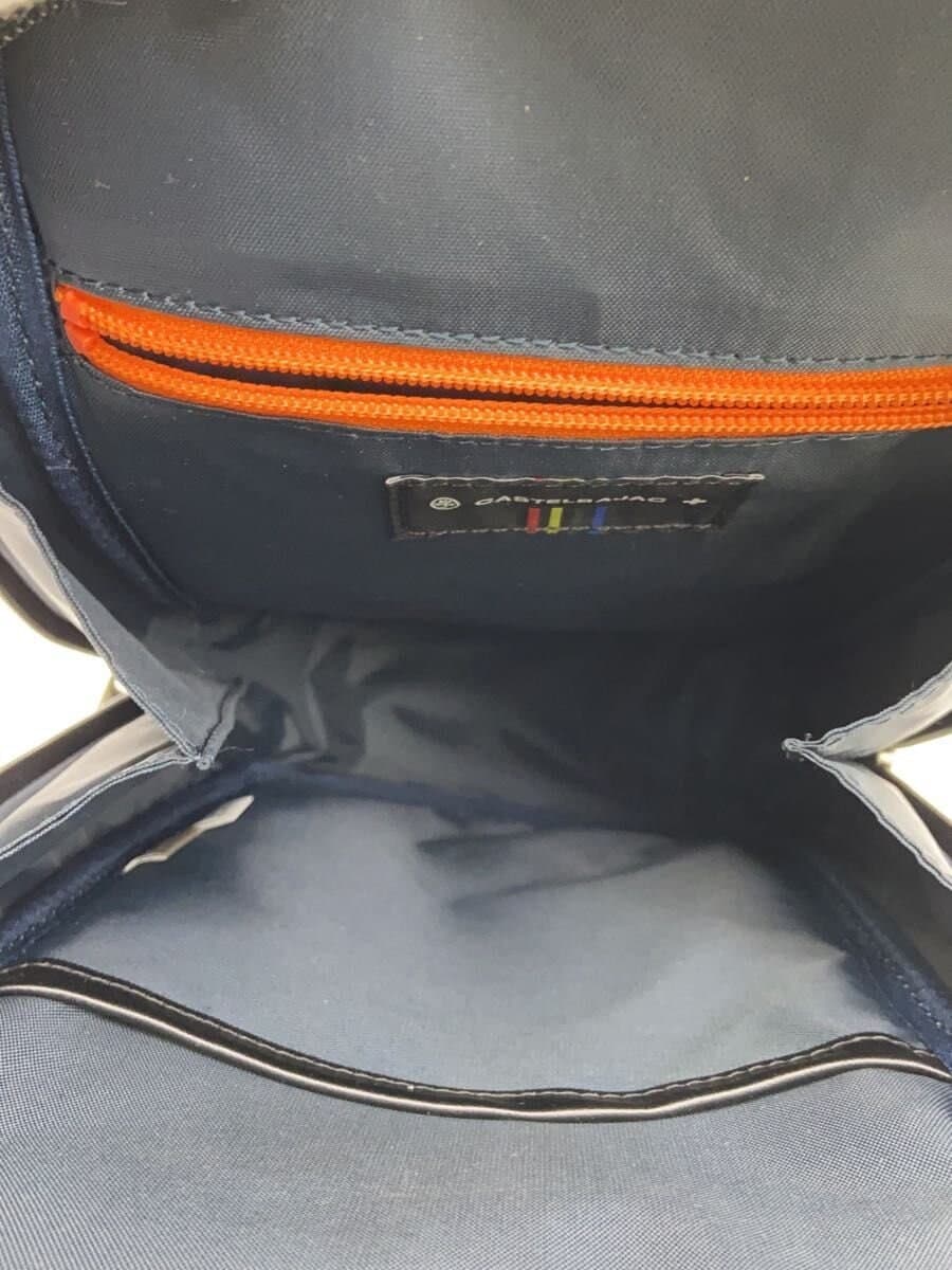 CASTELBAJAC shoulder bag canvas BLK all-over pattern 6