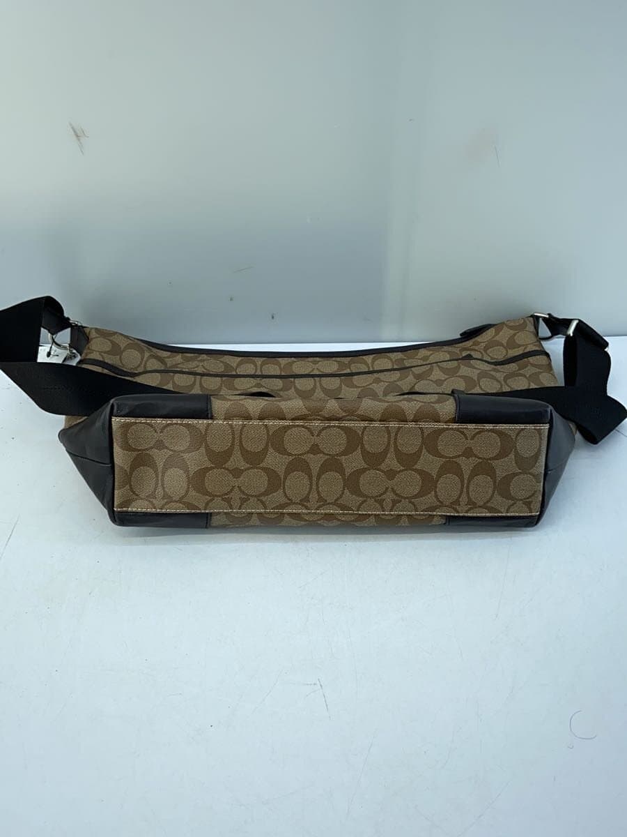 COACH Shoulder Bag Signature Allover Pattern PVC BRW Allover Pattern F71107 4