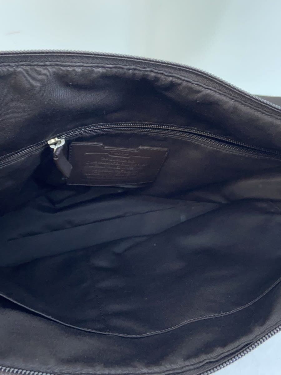 COACH Shoulder Bag Signature Allover Pattern PVC BRW Allover Pattern F71107 6