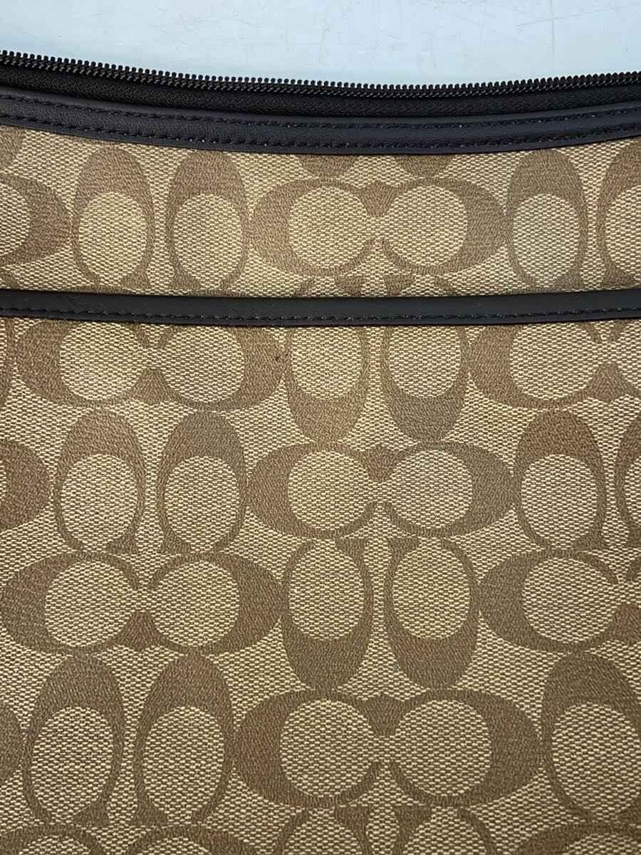 COACH Shoulder Bag Signature Allover Pattern PVC BRW Allover Pattern F71107 8