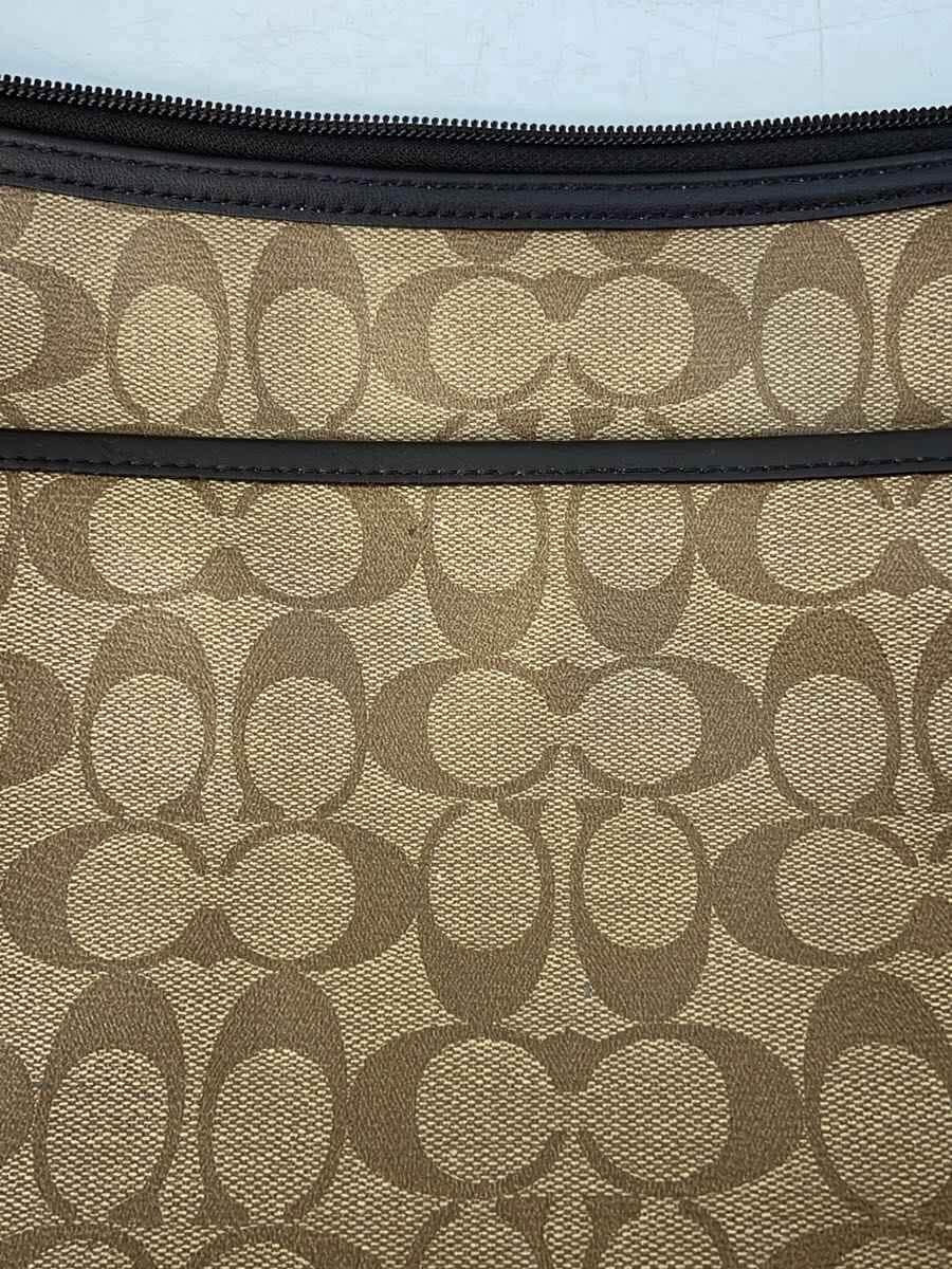 COACH Shoulder Bag Signature Allover Pattern PVC BRW Allover Pattern F71107 8