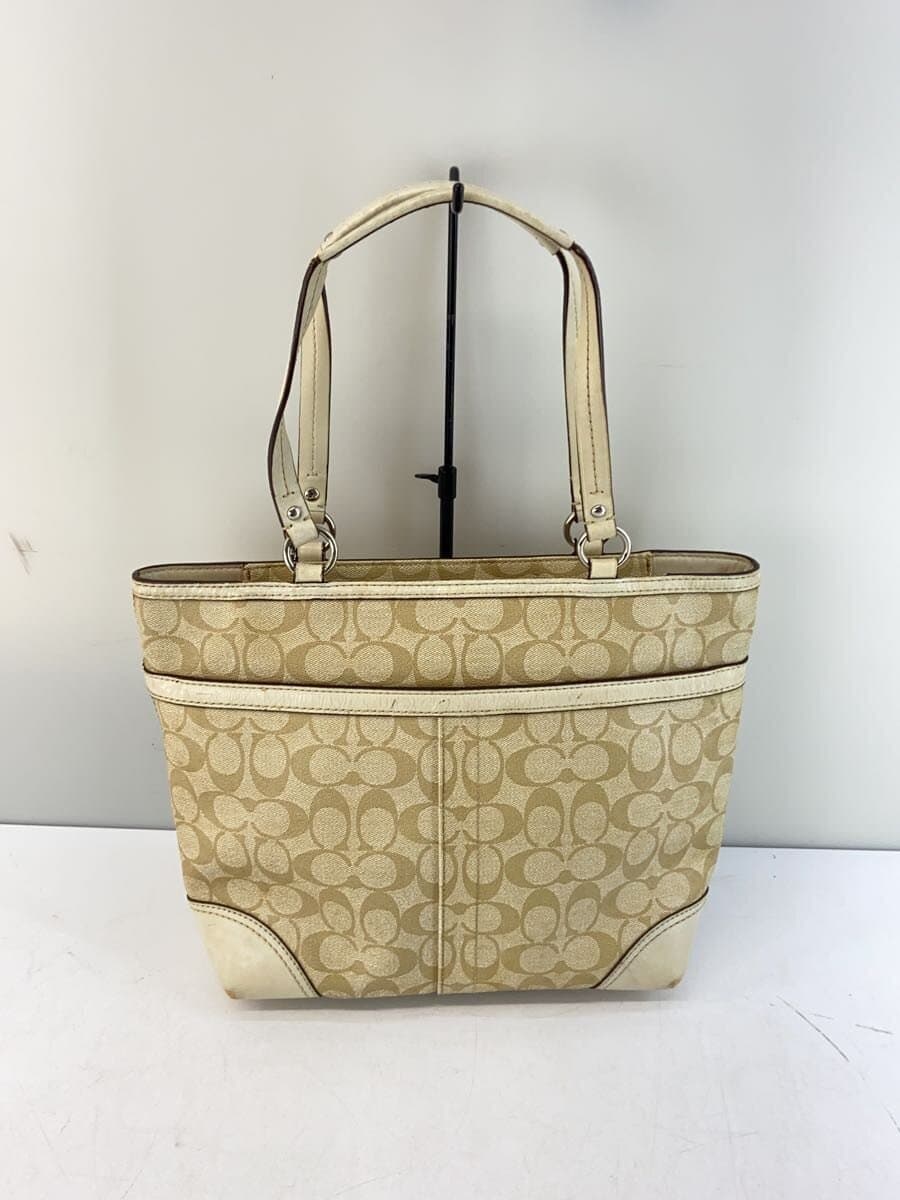 COACH Tote Bag_Heritage Stripe_Signature_Beige -- BEG F14477 3