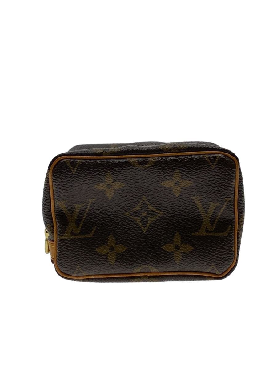LOUIS VUITTON Trousse Wapiti _Monogram Canvas PVC BRW