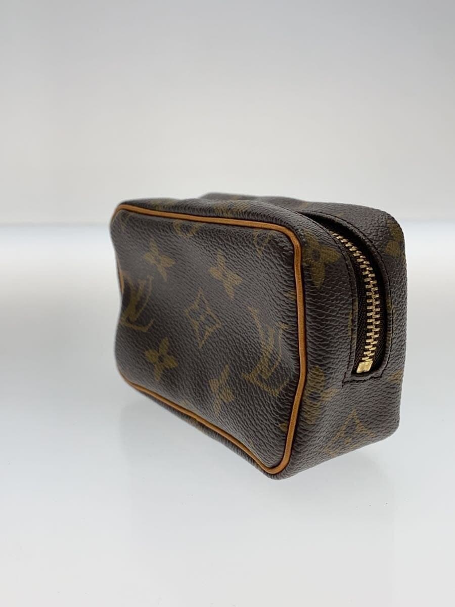 LOUIS VUITTON Trousse Wapiti _Monogram Canvas PVC BRW 2