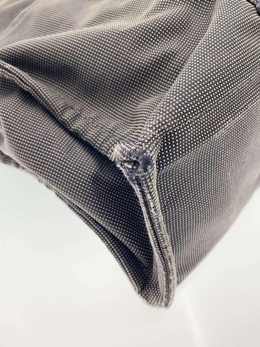 HERMES Tote Bag Cotton GRY Solid 7