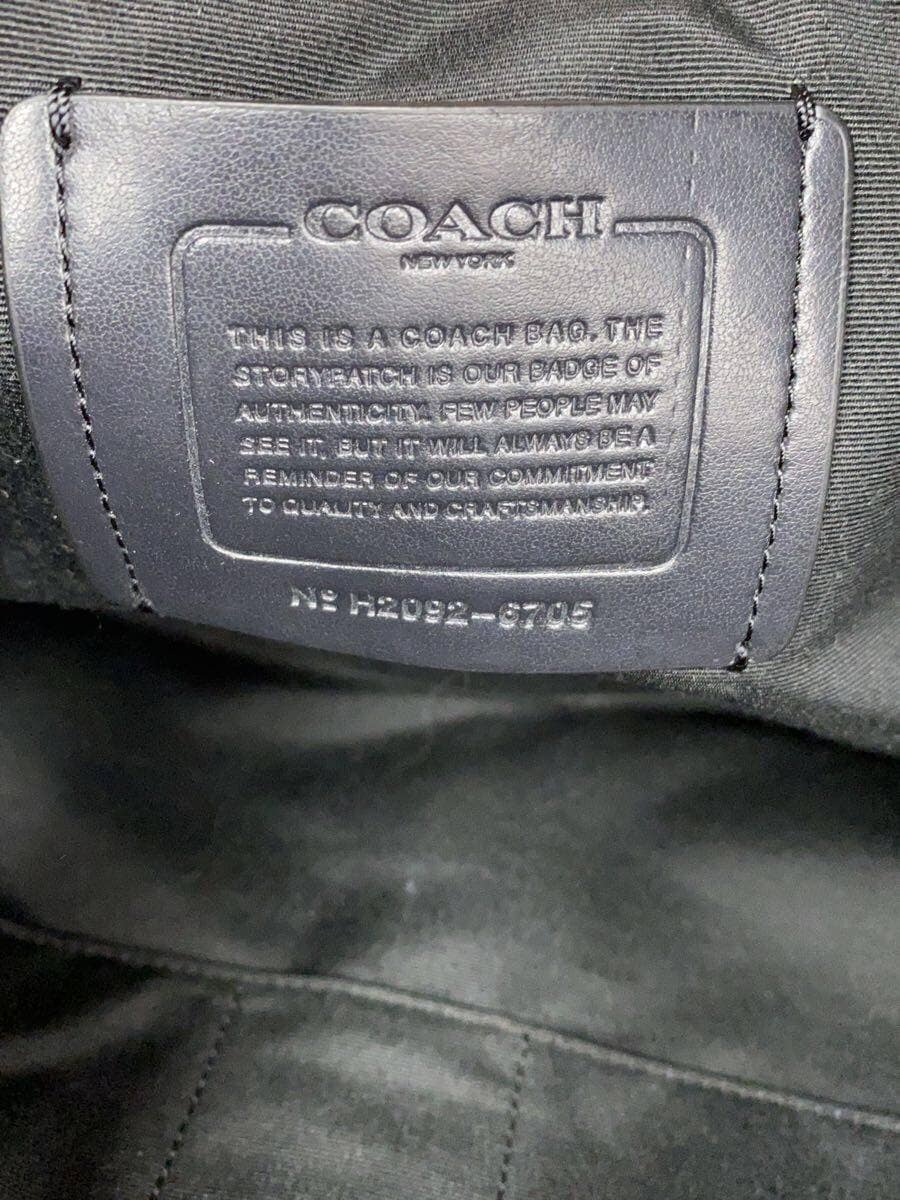 COACH Briefcase Leather BLK Solid 6705 6