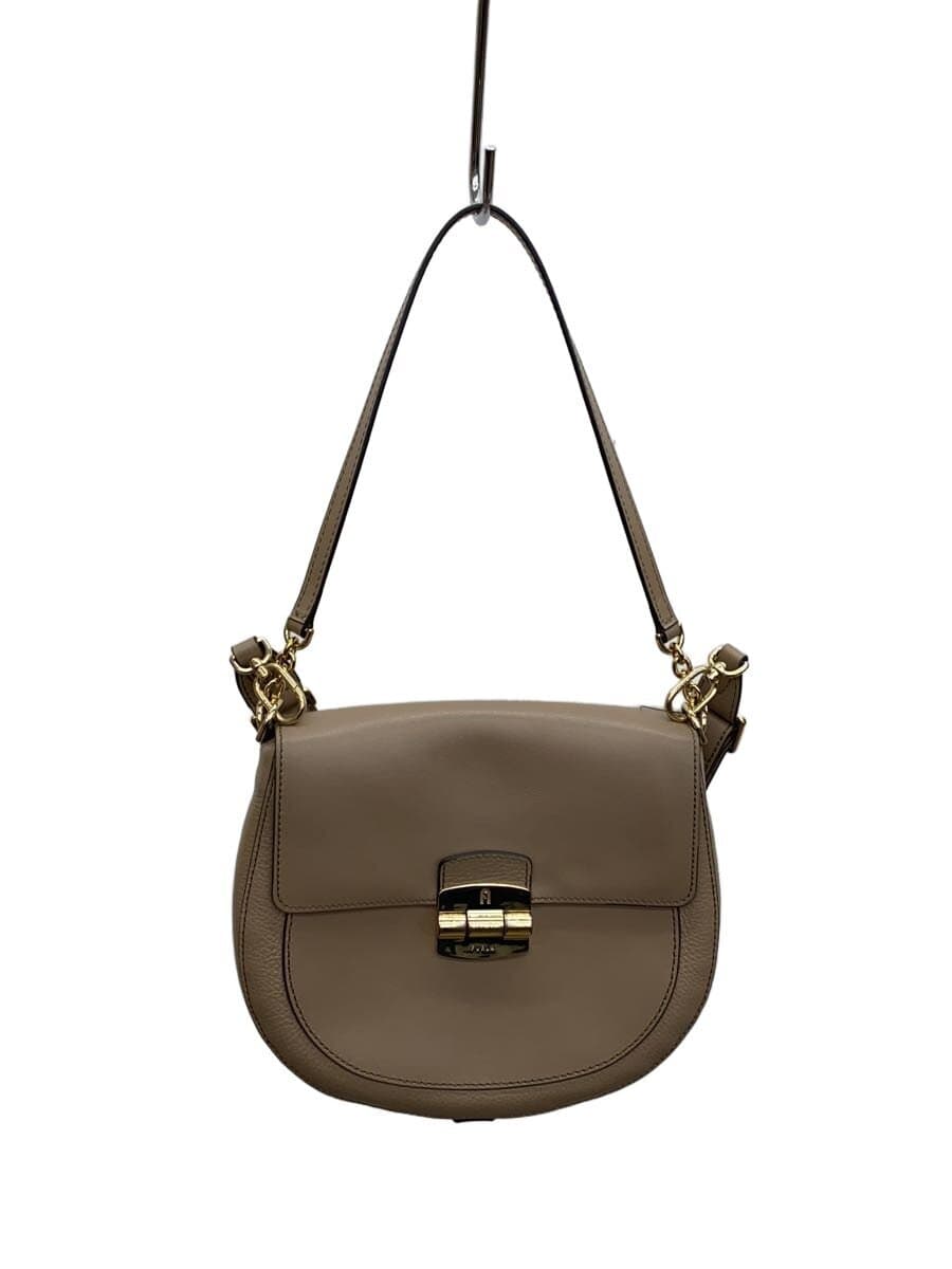 FURLA Shoulder Bag Leather BEG WB00525