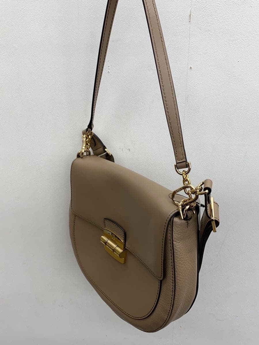 FURLA Shoulder Bag Leather BEG WB00525 2