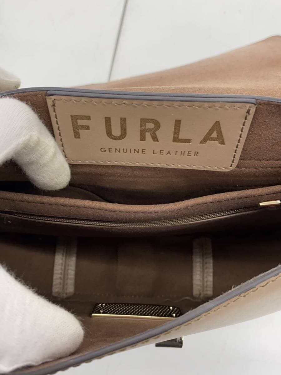 FURLA Shoulder Bag Leather BEG WB00525 6