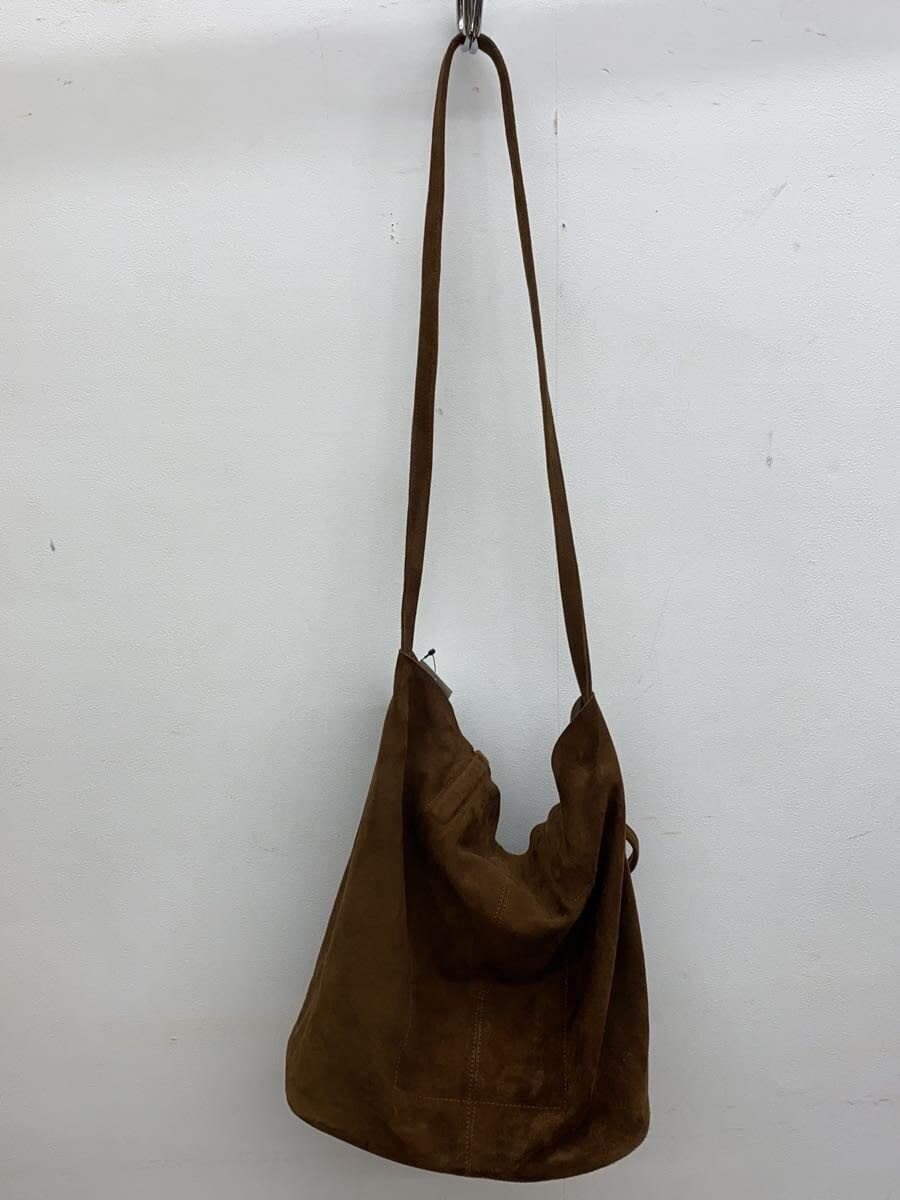 Morphee 2-Way Suede Leather Tote Tote Bag Suede BRW 2