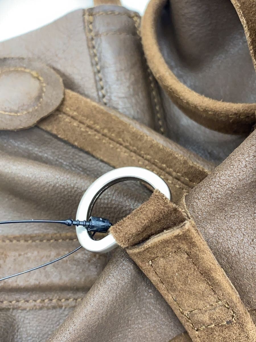 Morphee 2-Way Suede Leather Tote Tote Bag Suede BRW 5