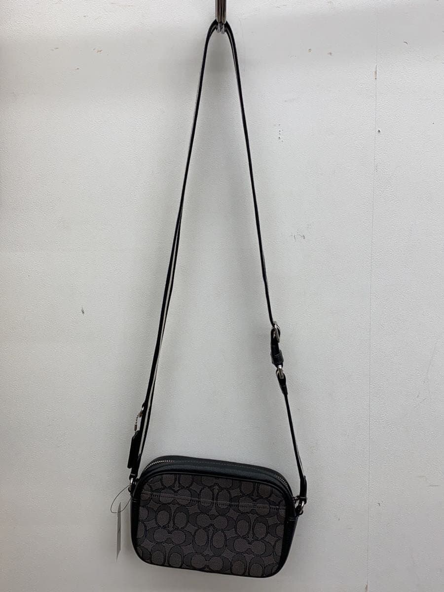 COACH Shoulder Bag Canvas GRY All Over Pattern CO927 2