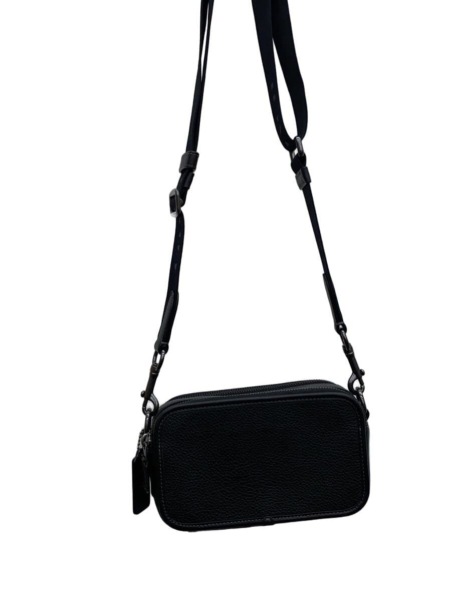 COACH Shoulder Bag Leather Black CM113 3