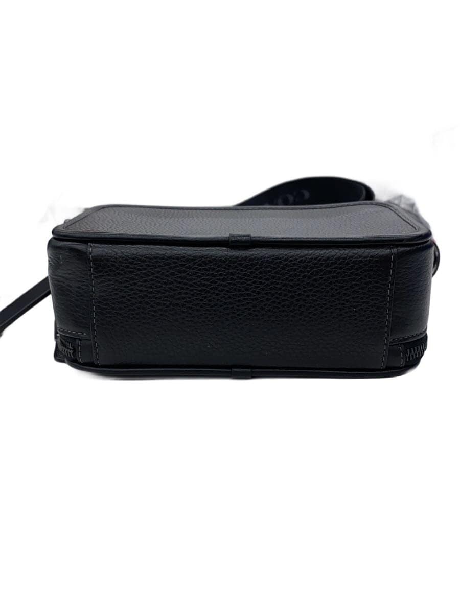 COACH Shoulder Bag Leather Black CM113 4