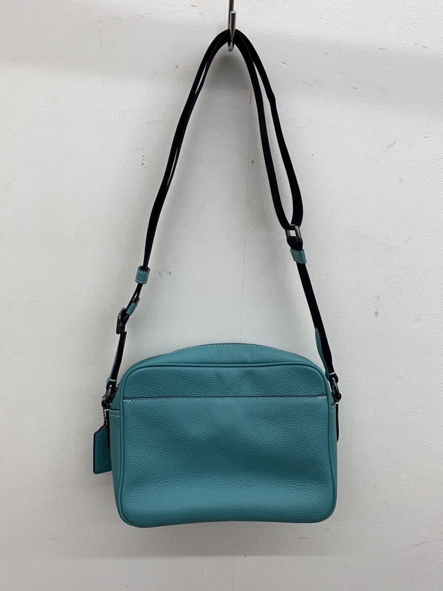 COACH Hudson Shoulder Bag Leather Blue Solid C5399 3