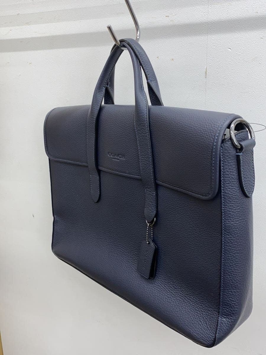 COACH Sullivan Portfolio Brief Leather NVY C9875 2