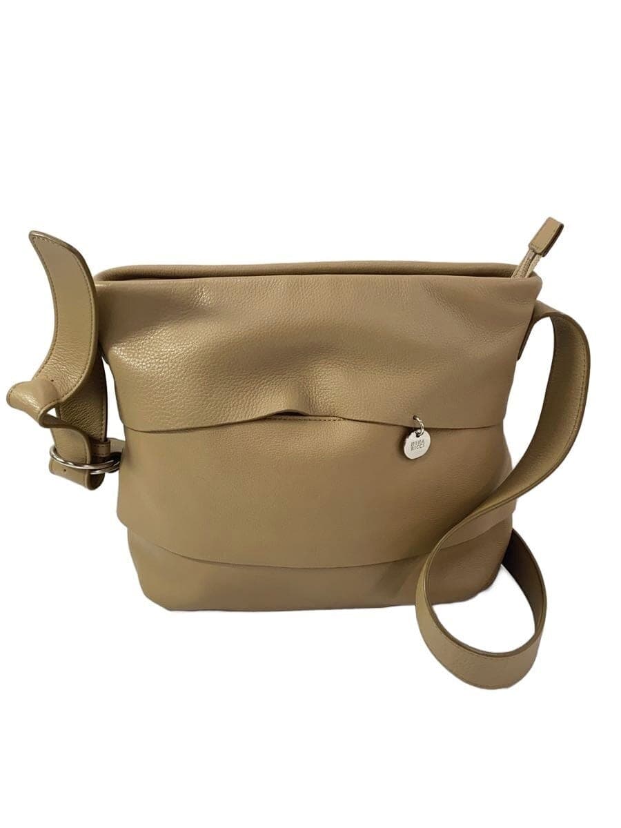 NINA RICCI Shoulder Bag Leather CML Solid