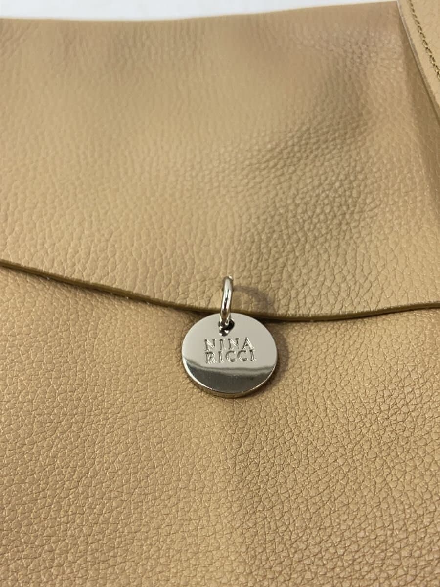 NINA RICCI Shoulder Bag Leather CML Solid 8