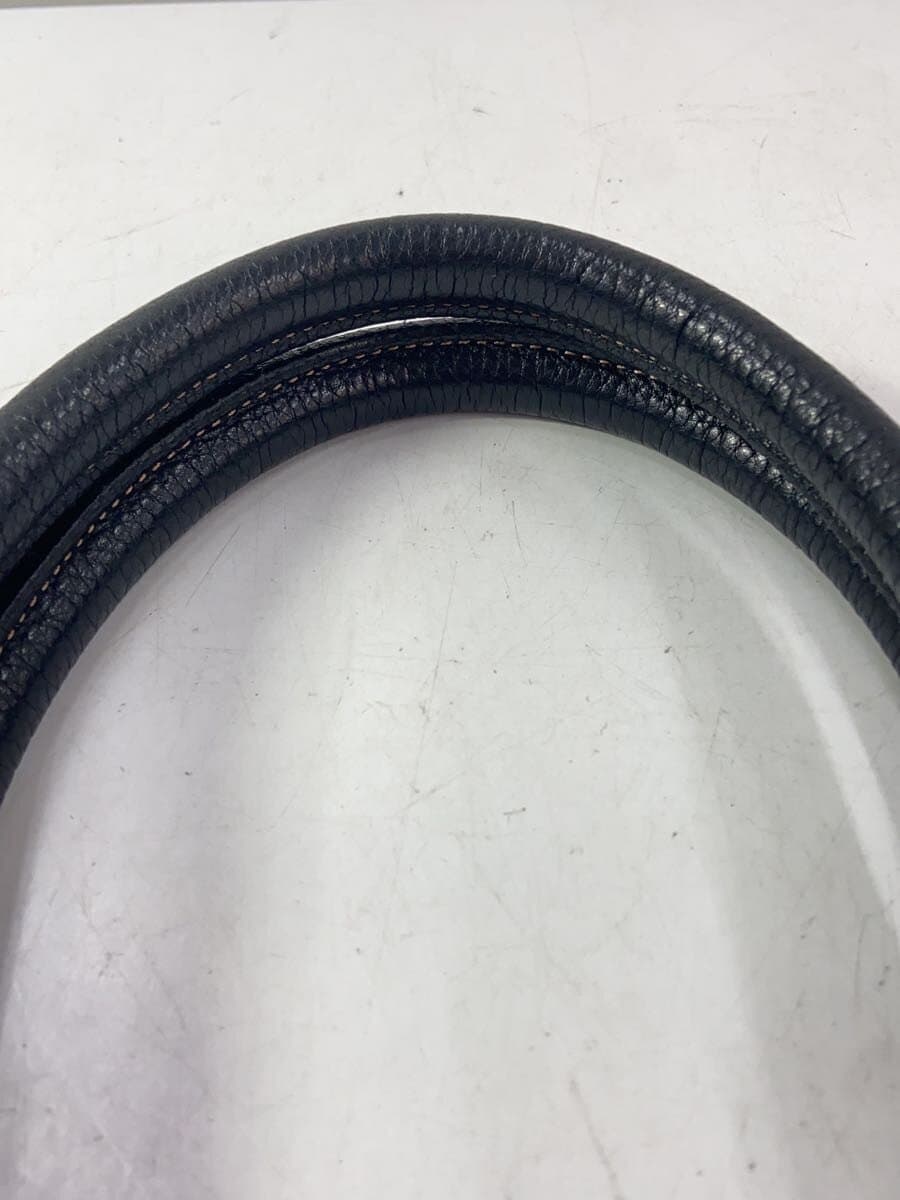 Kitamura Handbag Leather BLK Solid 9