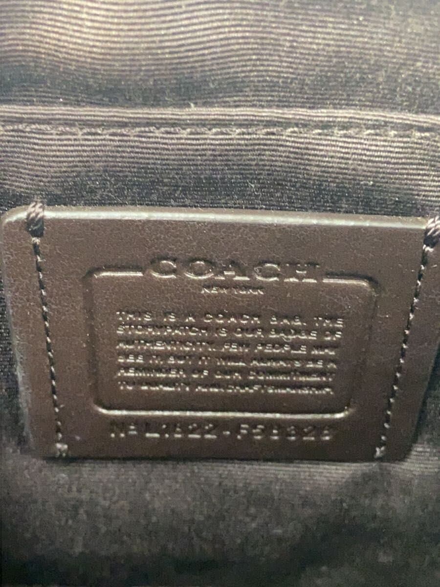 COACH Shoulder Bag Leather IVO All Over Pattern L1822-F58328 Corner With Stain 5