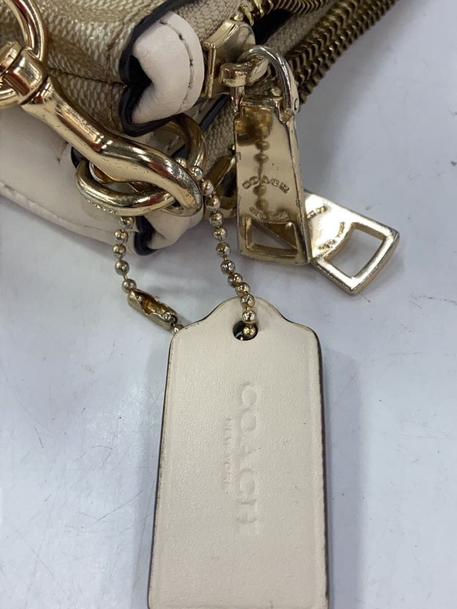 COACH Shoulder Bag Leather IVO All Over Pattern L1822-F58328 Corner With Stain 8