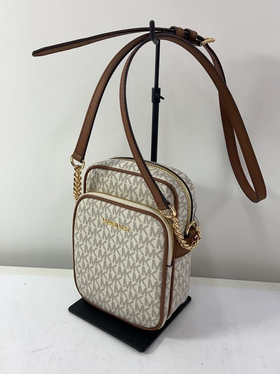 MICHAEL KORS Shoulder Bag Leather WHT All Over Pattern 35F1GTVC2B 2