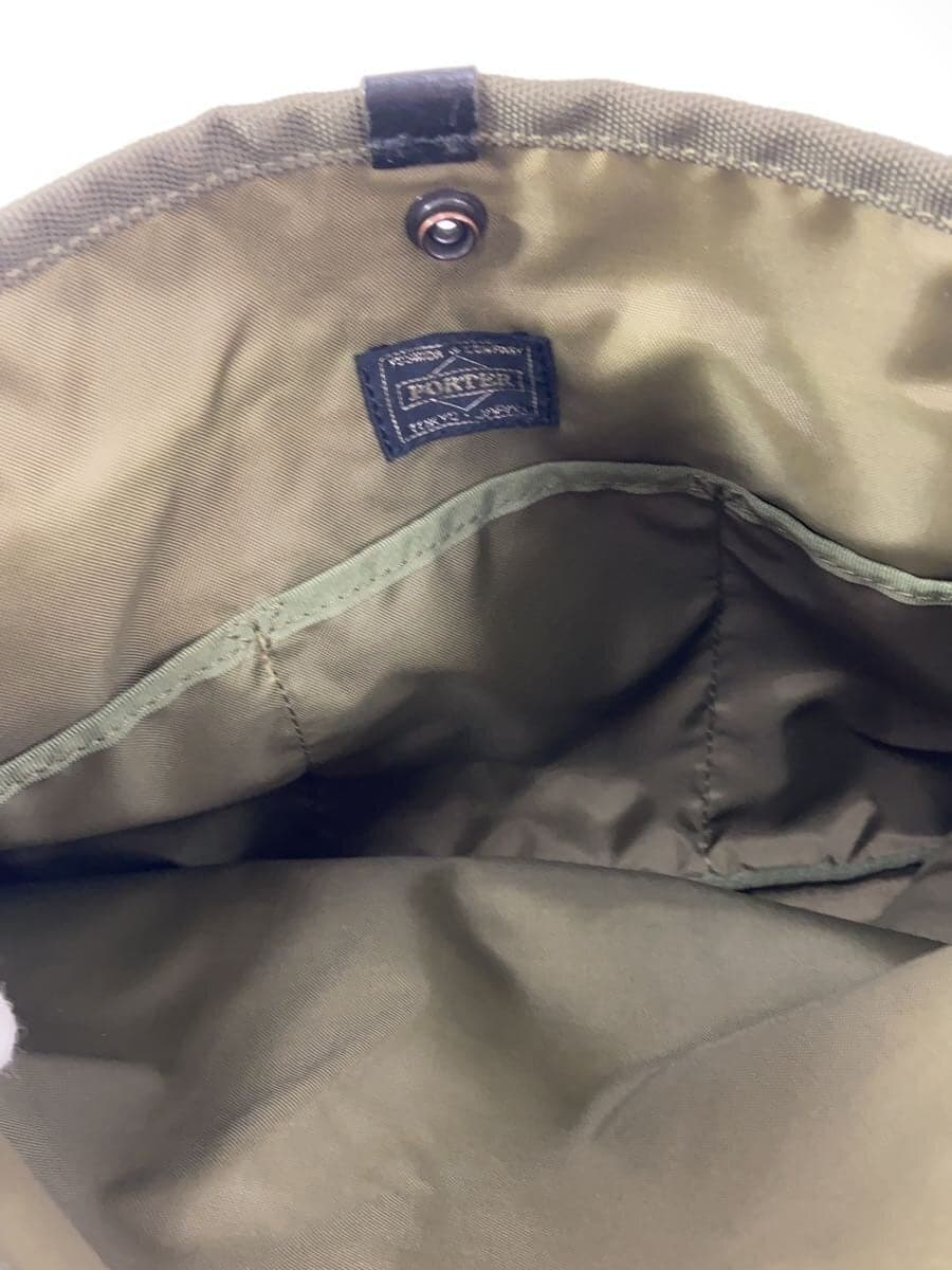 PORTER shoulder bag -- KHK plain 5