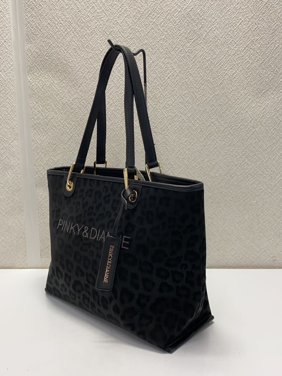 Pinky&Dianne Tote Bag Faux Leather BLK Animal 2