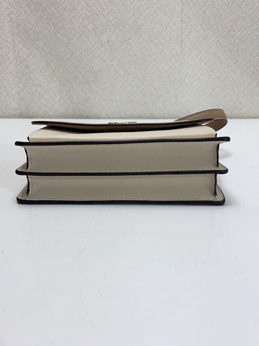 COACH Shoulder Bag Leather CRM Solid Color CZ987 4