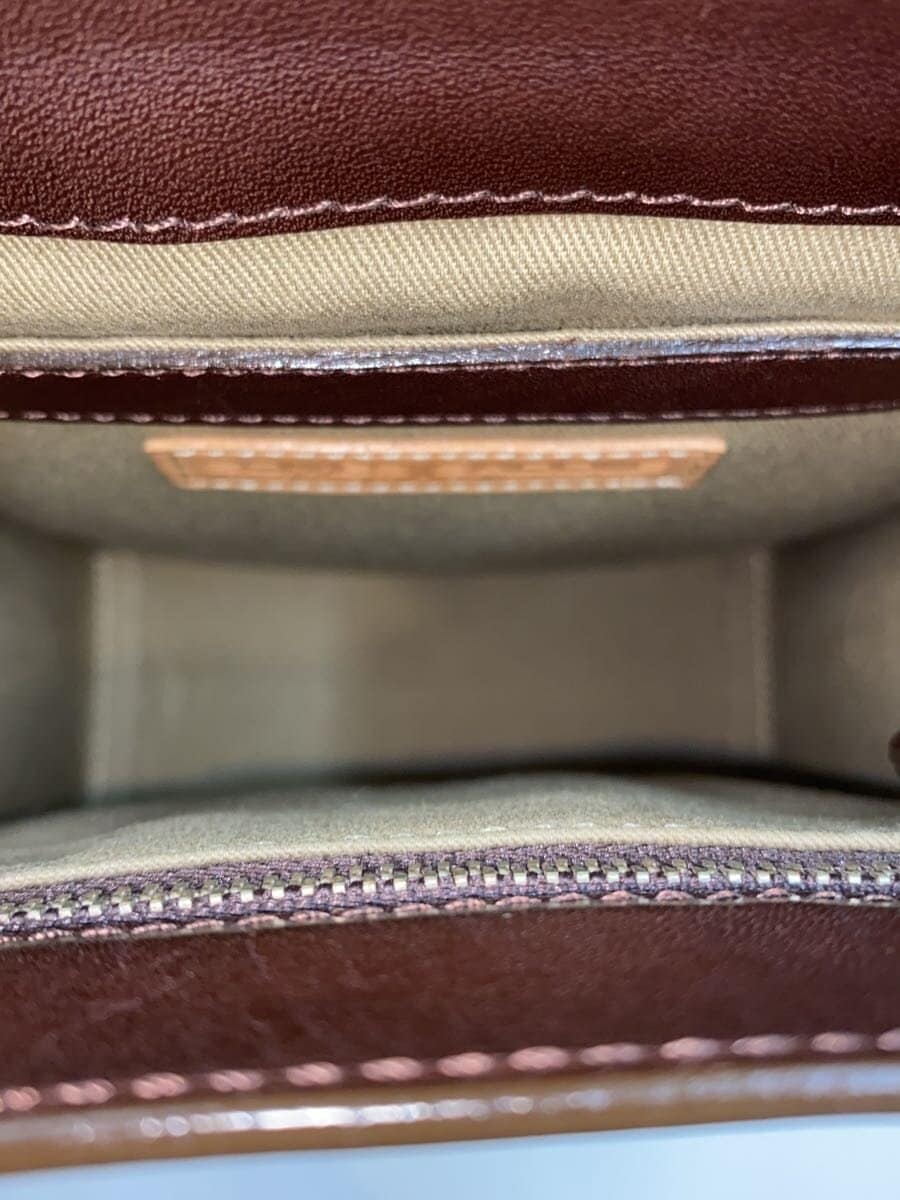 SOMES SADDLE Shoulder Bag Leather BRW 6