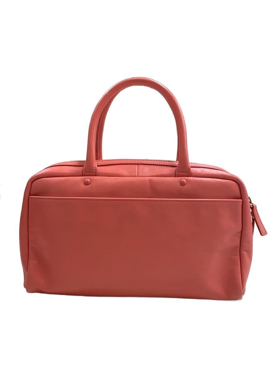 agnes b VOYAGE Handbag Cowhide PNK DK03 3