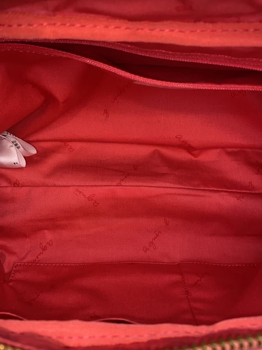 agnes b VOYAGE Handbag Cowhide PNK DK03 6