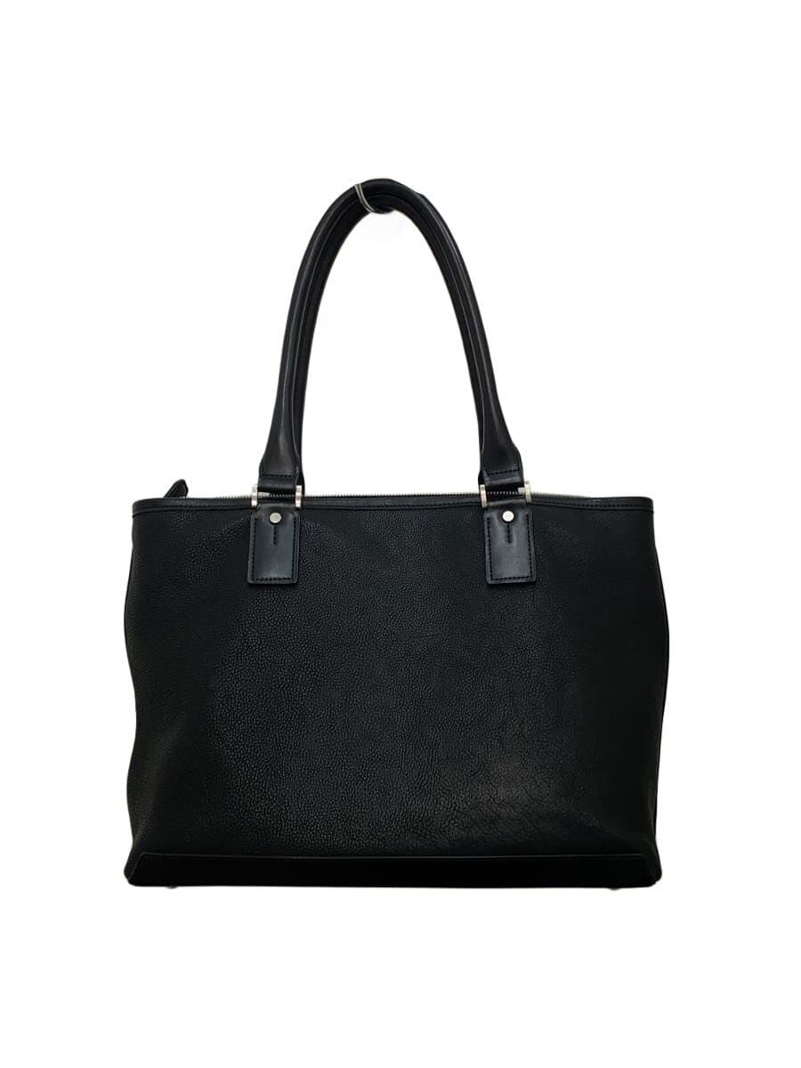 Tsuchiya Kaban Brent Tote Tote Bag Leather BLK 3