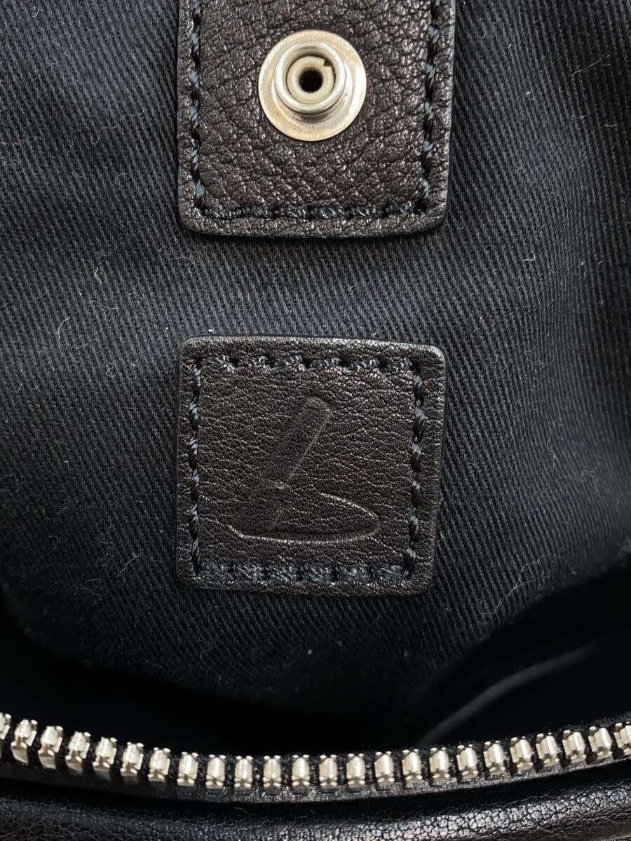 Tsuchiya Kaban Brent Tote Tote Bag Leather BLK 5