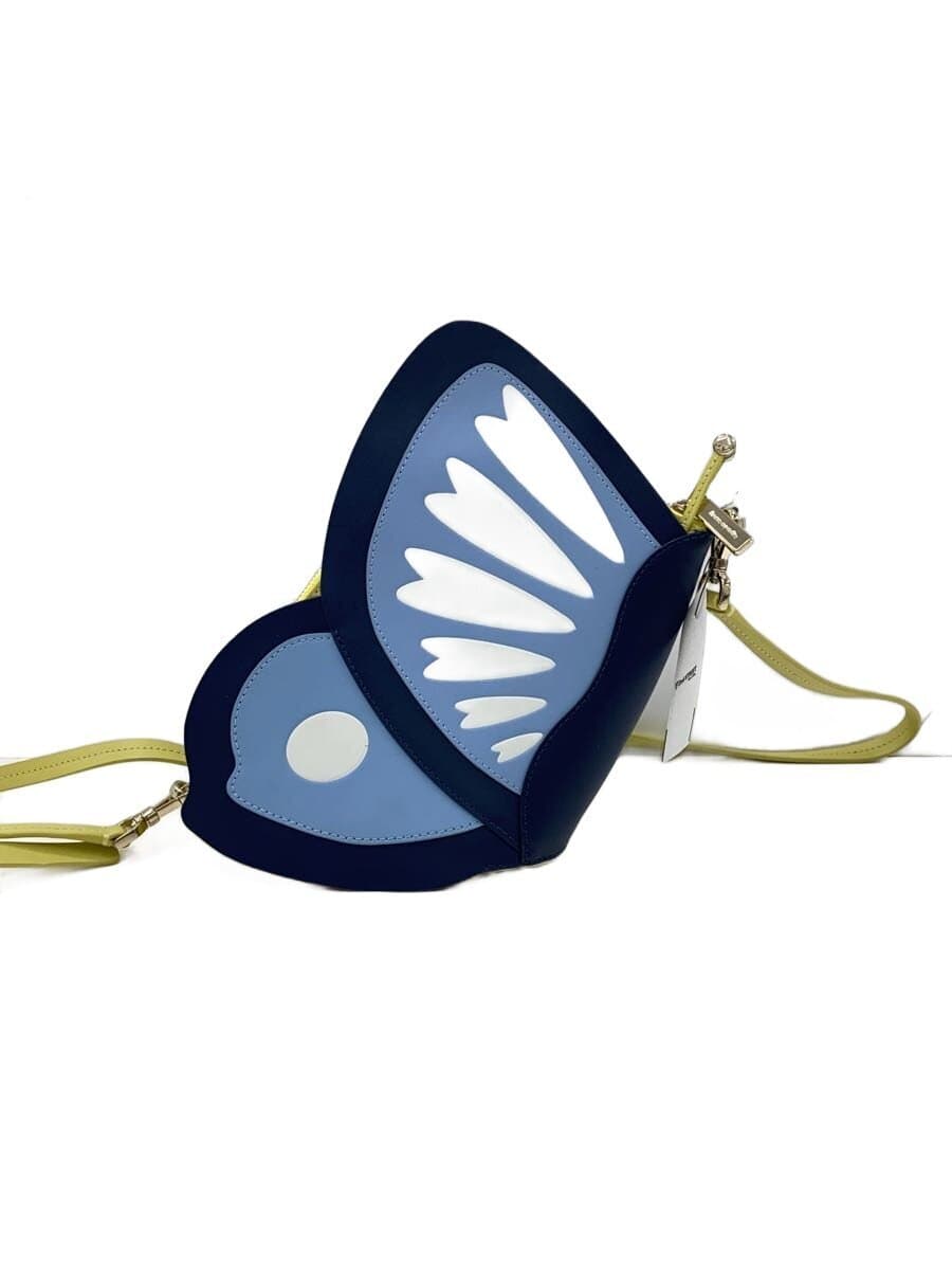 kate spade new york Butterfly Crossbody Bag Blue Faux Leather