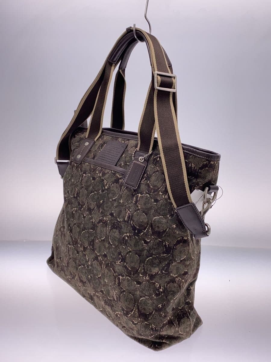 COACH Tote Bag Canvas Multicolor All Over Pattern F70583 2