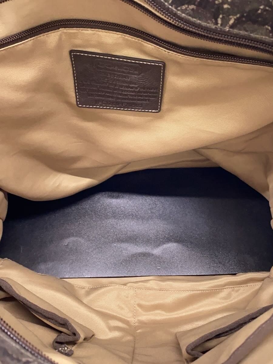 COACH Tote Bag Canvas Multicolor All Over Pattern F70583 6