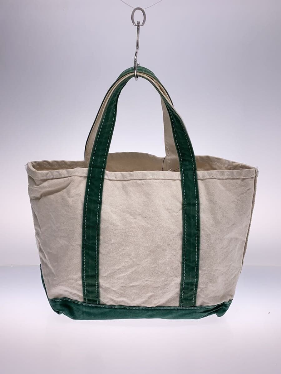L.L.Bean Tote Bag Canvas GRN 3