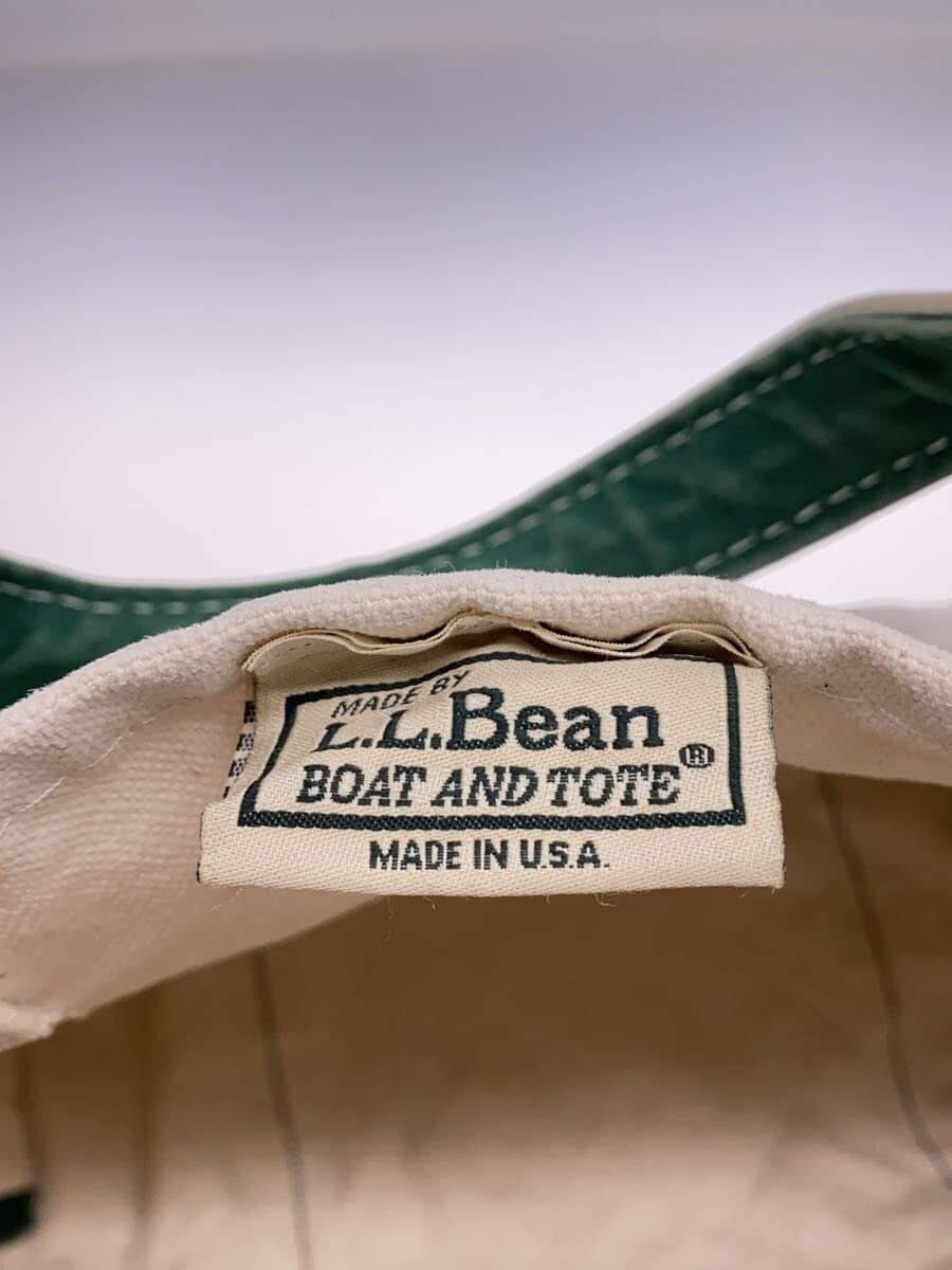 L.L.Bean Tote Bag Canvas GRN 5
